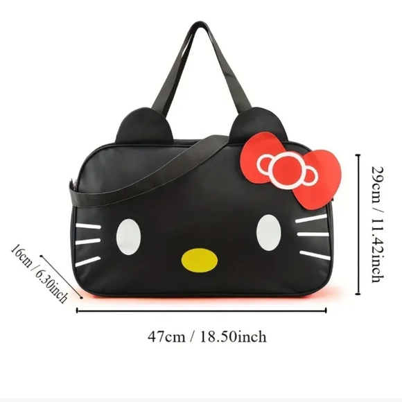 Hello Kitty Travel Crossbody Bag black - Picture 4 of 10